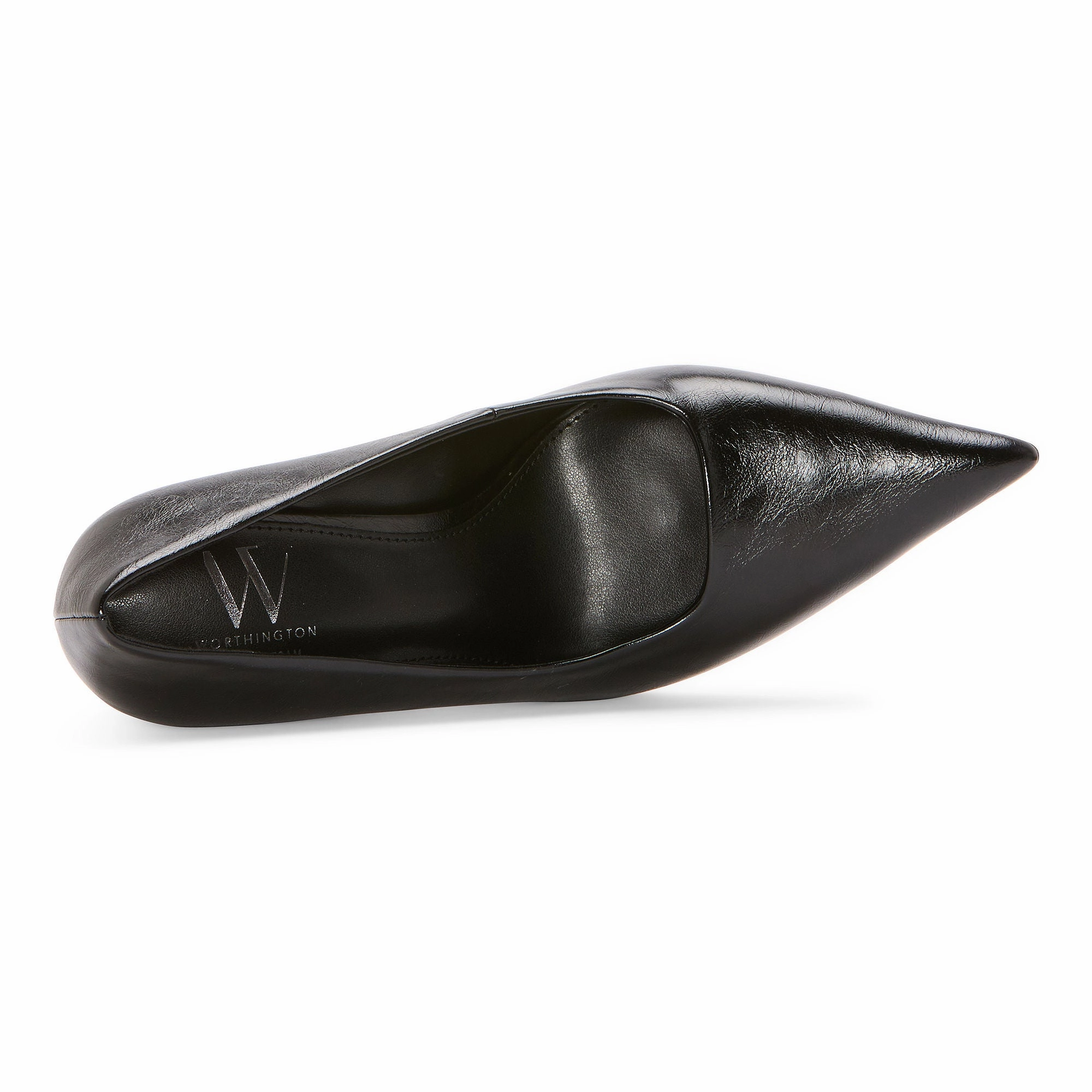 Worthington Womens Omarky Pointed Toe Stiletto Heel Pumps - BLACK 9 MEDIUM