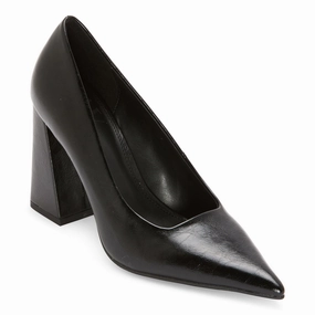 Worthington Womens Omarky Pointed Toe Stiletto Heel Pumps - BLACK 9 MEDIUM